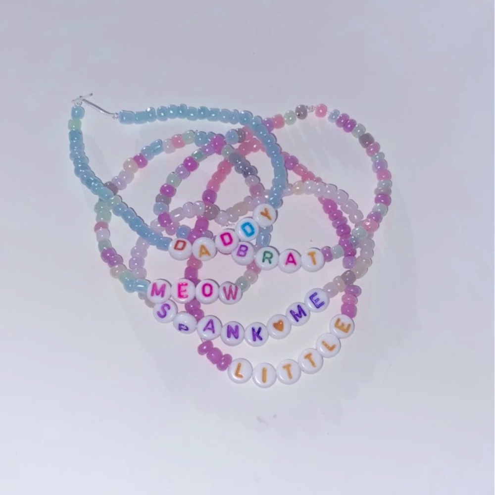 DDLG stretch bracelets